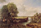John Constable Wall Art - A View on the Stour near Dedham